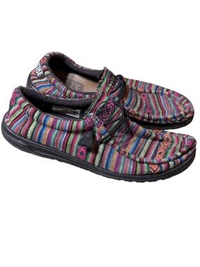 Hey Dude Wally Serape Mesa Verde Slip On Shoes Size 11M US